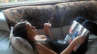 Amazing homemade Smoking, Solo Girl porn scene