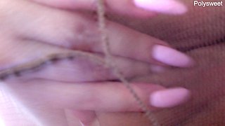 I Lick Cum off My Long Toes After Footjob, I Love Licking Cum off My Feet