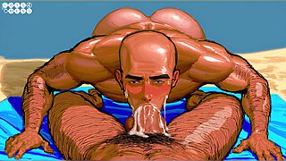 Amateur guys go at it with big bareback fun and steamy blowjobs