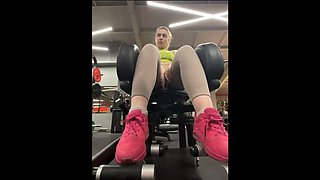 Juicy 18yo Gym Fuck - Public Hardcore Sex with Big Tits & Real Orgasm