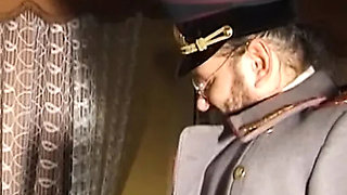 German amateur Carol Foxxx double penetrated hard in trailer with huge cocks