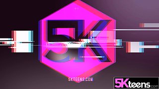 5KTEENS Romanian Redhead Leya Desantis Blows Cock