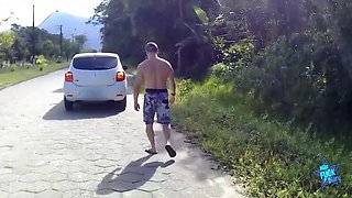 Mike's Girlfriend Cheats on Him at the Beach - Public Car Fuck with Stranger & Handjob Action!