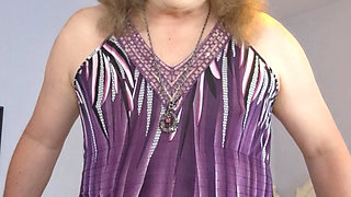 Ultra feminine granny tranny loves hot young men!