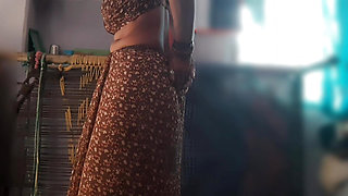 Very hot beautiful sister-in-law unzipping homemade clothes and fingering her pussy in front of the village desi beautiful sister-in-law brother-in-law