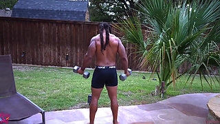 Poolside BBC Pounding Dreads Way & Lyric Sky First Encounter