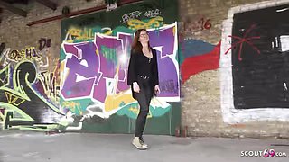 GERMAN SCOUT - Redhead wife Mona