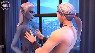Rule34, softcore, hot kissing