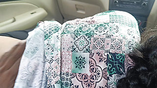 office manager enjoying hot Romance with married colleague inside car part 3