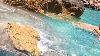 Real naked amateurs outdoor beach play