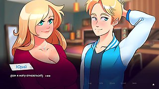 Cartoon anime adventures featuring a nubile cutie with small tits
