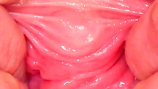 Close up Stretched and Gaping Pussy