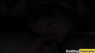 MILF Keeps Sucking After Cum - Post Orgasm Blowjob & Cum Dripping Close Up