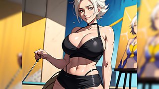 Fanclub Exclusive - Hot Hentai Babes with Huge Tits Outdoors Ai