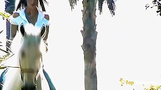 Kelle Marie Get Wild Outdoors With Toys & Strap-on Fun