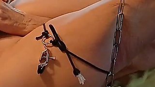 Pussy Clamped Open Ass Pumped with Butt Plug and Fucked in the Ass Hard