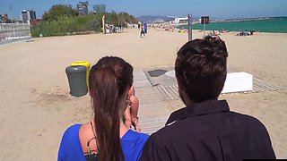 Stunning booty bae walks naked in public