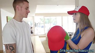 Blonde stepsis teenager rails