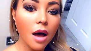 Chubby Brunette Big Boobs Dildo Masturbation