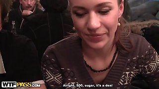 Amazing fuck in public toilet