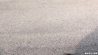 Kirsten Plant's side fuck smut by Mofos