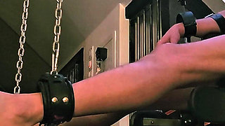 Monika Schmidt Hard Feed Tickling with Fingernails on the Bondage Chair