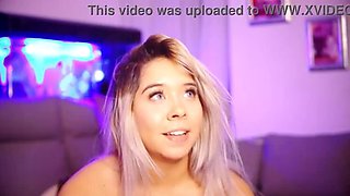 Blonde Latina Valentina Shows Off Her Fat Ass in Doggy Style Fuck - Big Booty Webcam Slut