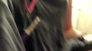 Power Pissing From a Perfect Hairy Pussy in Public Toilets