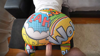 Step Sister Caught Masturbating - Big Ass Fucked Hard in Leggings