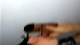 Girl's Secret Blowjob at Gloryhole