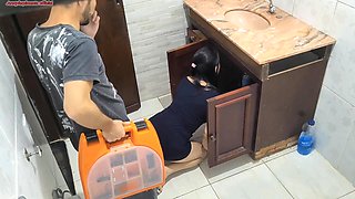 I trusted my wife to receive the plumber