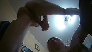 Mother-in-law Sucks My Dick at Night and Swallows Cum