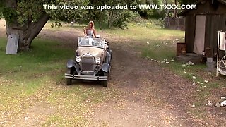 Outdooor Gangbang 12 Min With Amber Rayne, Johnny Castle And Hannah West