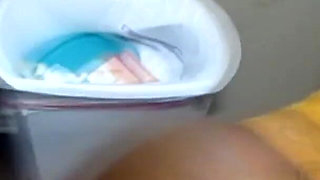 Big ass ebony slut gets fucked in the kitchen