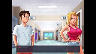 He fuck his school girlfriend in locker