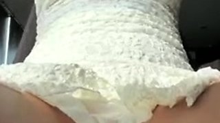Big boob brunette masturbates on webcam