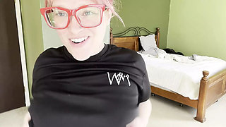 Alice Stoner's Fat Ass Jiggle & Cum Countdown JOI - BBW Solo Striptease