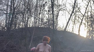 Swimming in Forest on New Year