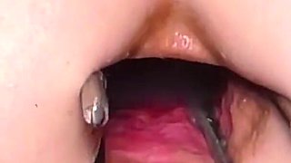 New Spreader Asshole Gaping with Cum Lube Inside