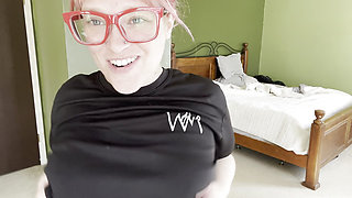 Gorgeous BBW Strips Naked and Jiggles Her Fat Ass Before Counting You Down to Cum