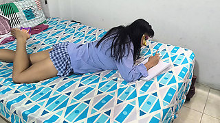 Student Does Homework at Stepmother's House and Then Notices Something Delicate and Mysterious