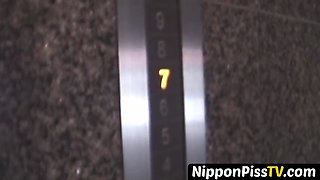 NipponPissTV.com - Chinese stunners go to a public restroom and pee on [censored] openly