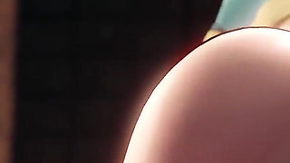 Marcille Donato and Falin Touden Fucks Laios Touden in a Threesome Dungeon Meshi Hentai 3D Animation