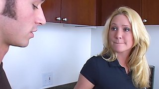 Sexy sister's girlfriend Alexis Malone turned to be a blowjob expert and insatiable bitch