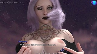 Animated mother enjoys a powerful orgasm in a 3D fantasy clip