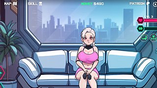 Horny babe enjoys some cartoon action with India Summers in a cute lesbian scene