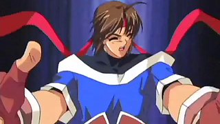 Horny anime slut fucking hard dick