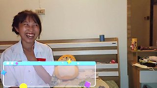 Crazy Thai black-haired got exhausted up and porked in the donk until she got downright sated