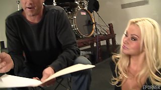 Blondie MILF Nikita Von James Taking Care Of Huge Dick