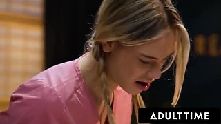 Lesbian Massage with Dylan Moore: PAWG Cubbi Thompson Oiled Up and Scissoring Action